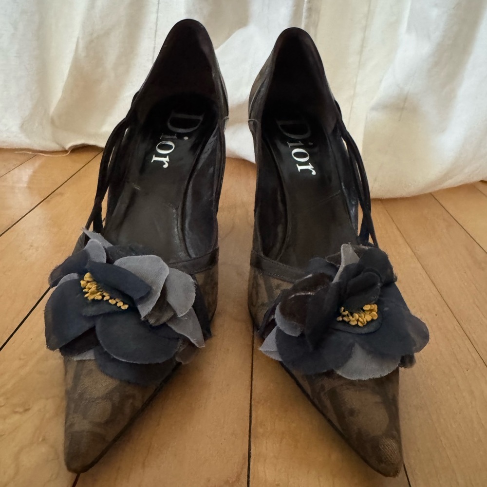 Christian Dior Monogram (Trotter) Romantic
Flower Stiletto